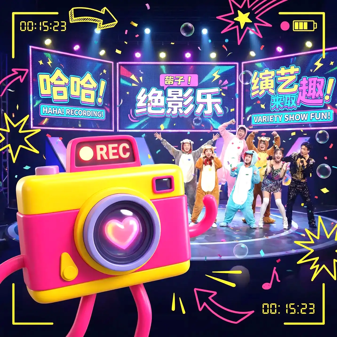 五福星撞鬼 经典综艺 - 极限挑战